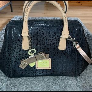 Guess Specks Frame Satchel